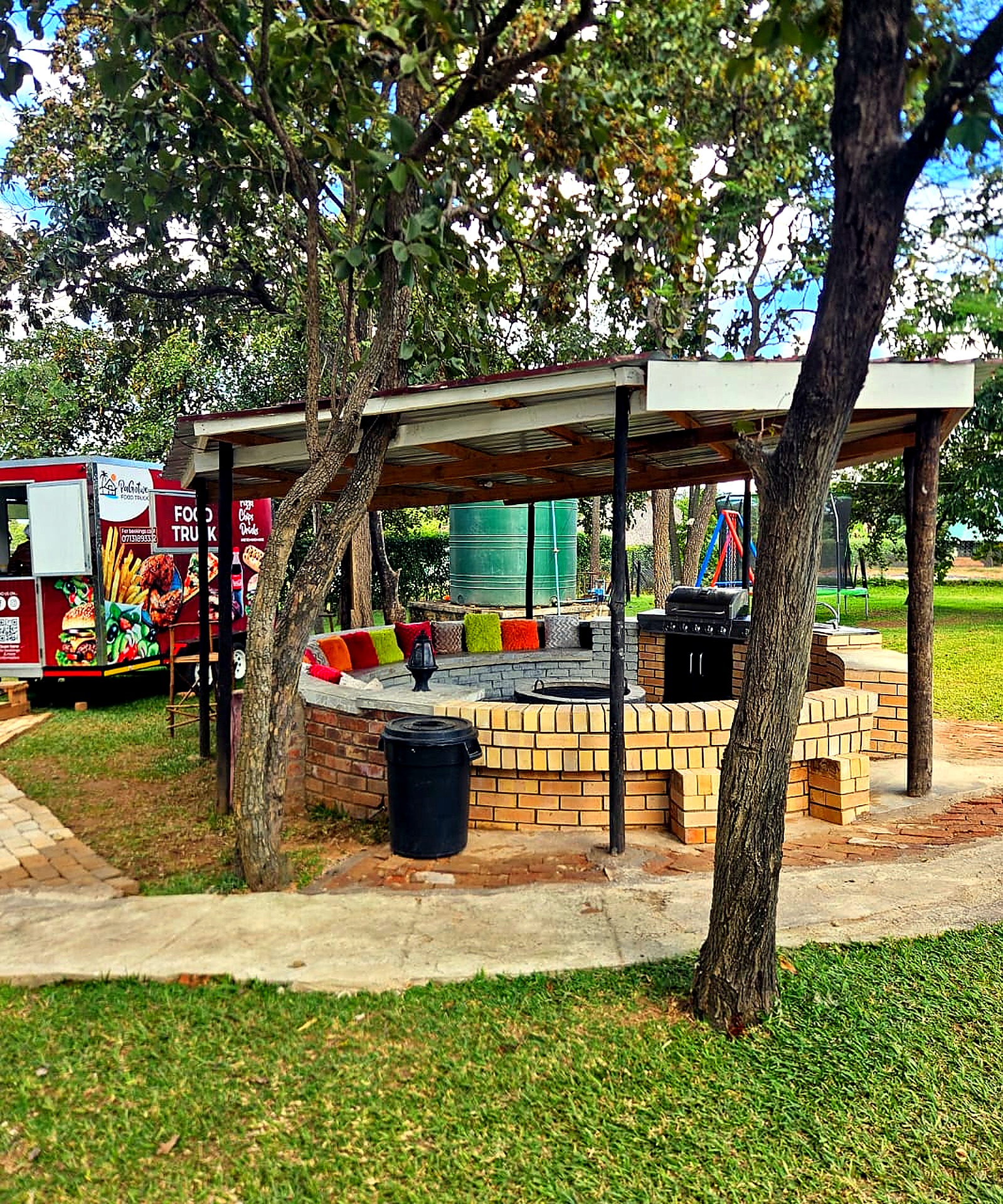 Firepit and food truck